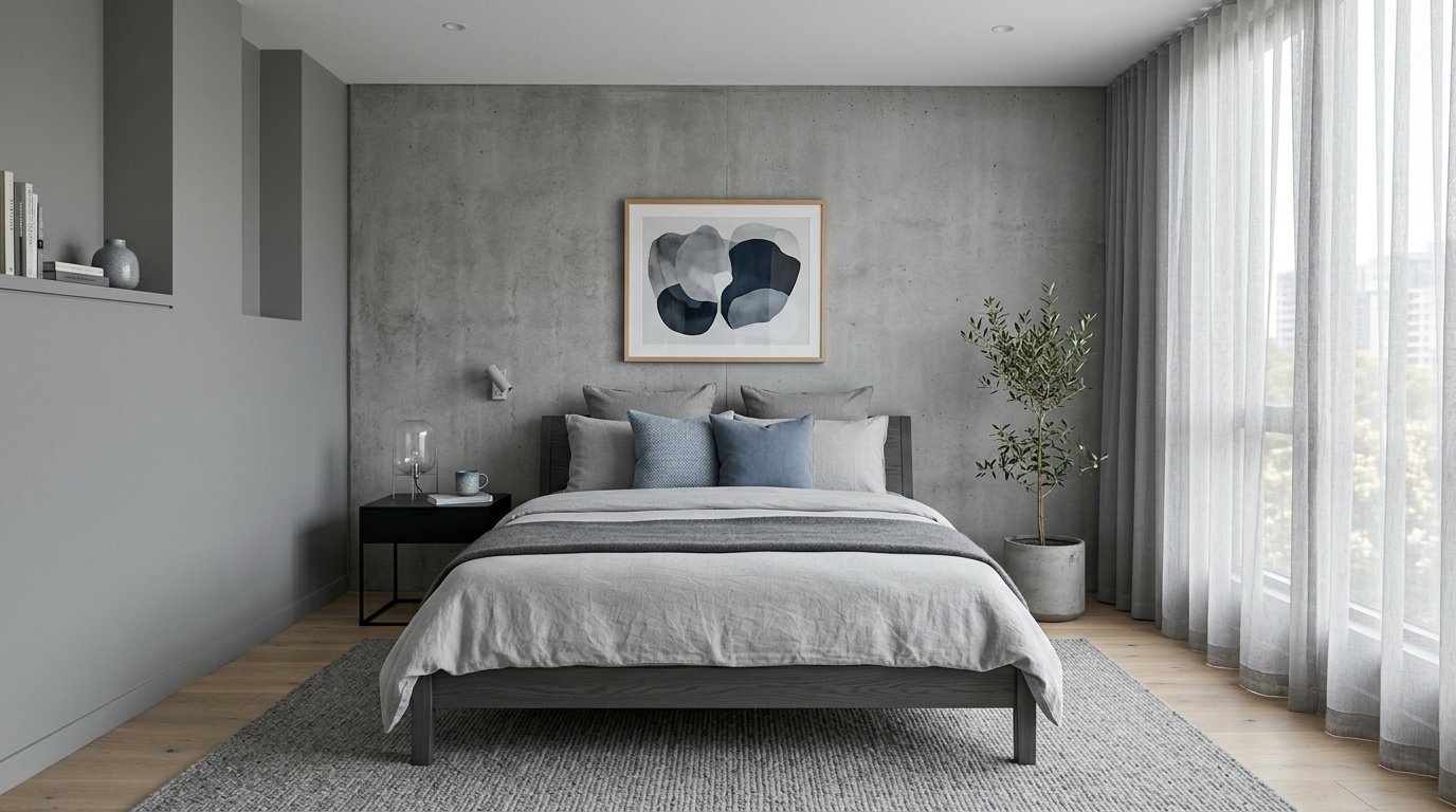 Use blue in art for a calm focal point